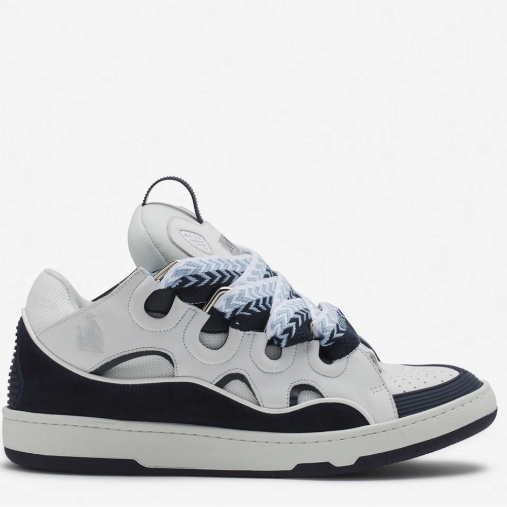 Lanvin Kids' Sneakers in White and Black